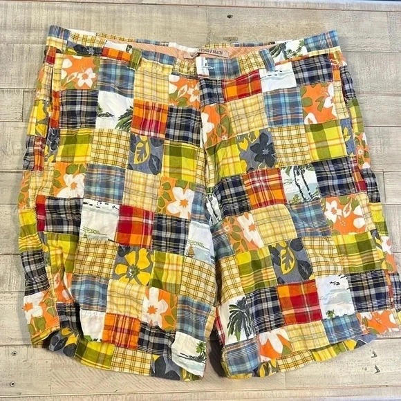 MENS  LIKE NEW BERLE MFG CO SHORTS VINTAGE SIZE‎ 40 WASHED STONED & BEATEN golf - Picture 1 of 9